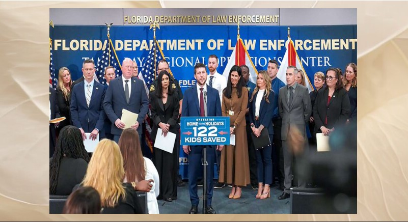'Hogar para las Fiestas': Operación Histórica Rescata a 122 Niños Desaparecidos y en Peligro en Florida